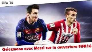 Deux joueuses en couverture de FIFA 16 avec Lionel Messi [upl. by Kos]