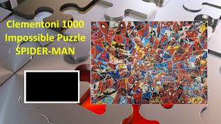 Puzzle Clementoni 1000 Impossible Puzzle Spider man [upl. by Olivier]