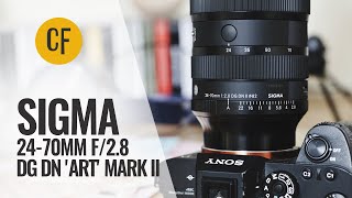 Sigma 2470mm f28 DG DN Art II lens review [upl. by Juli916]