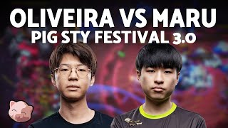 MARU vs OLIVEIRA Katowice REMATCH  PiGFest 30 Round of 8 Bo7 TvT  StarCraft 2 [upl. by Nnyw519]