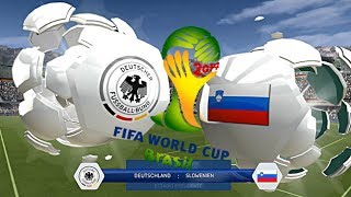 Deutschland gegen Slowenien  WM 2014 Brasilien 3Gruppenspieltag  Let´s Play Fifa 14 ◄DFB 06► [upl. by Nur]