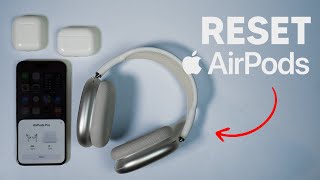 How To Reset your AirPods  Fix ANY and ALL Problems [upl. by Nahtannoj]