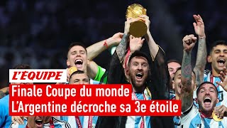 Coupe du monde 2022  L’Argentine sacrée face à la France après une finale exceptionnelle [upl. by Saberio400]