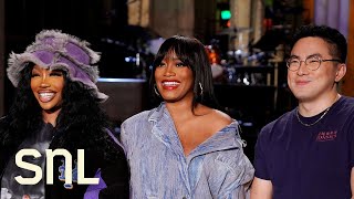 Keke Palmer SZA and Bowen Yang Get Hyped Up for an Epic SNL [upl. by Notyad105]