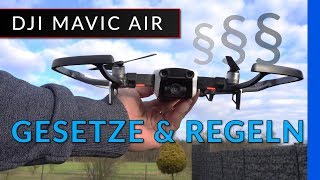 Dji Mavic Air DrohnenGesetze  Regeln  Verbote und Kennzeichen  deutsch  Deutschland [upl. by Amihc]