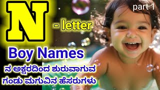 N letter Names 2024N letter Boy NamesBaby Boy Names Start N letterpart 1 [upl. by Ivgnout181]