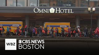 Omni hotel workers in Boston join expanding strike [upl. by Rollin]