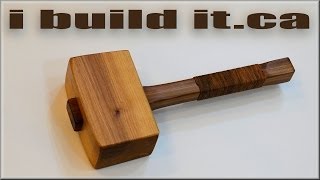 How To Make A Wooden Mallet [upl. by Assele591]