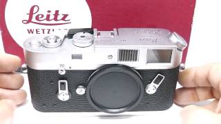 LEICA ライカ M4 希少な初期型 117万番台 1966年 元箱  革ケース  取説 [upl. by Aelahc]