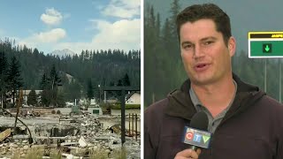 CTV News outside of Jasper No timelines for return [upl. by Noreik]