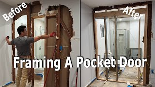 Framing A Pocket Door  The Vine [upl. by Jedthus]