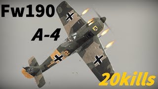 WarThunderFw190A4 20kills [upl. by Maddie]