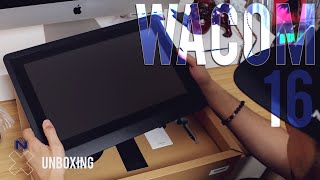 WACOM CINTIQ 16  Unboxing and First Thoughts [upl. by Uuge]