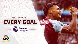 Every Premier League goal from Matchweek 7 202324  NBC Sports [upl. by Tsirc412]