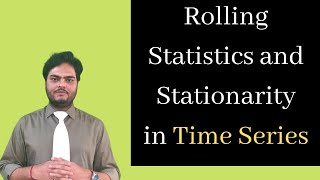 Rolling statistics and stationarity in Time series  How to Check stationarity of a time series [upl. by Wallraff]