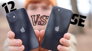 Iphone se 2 vs 12 mini in 2024 [upl. by Zelig]