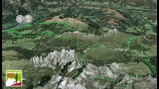 Dolomites Ultra Trail  3D Video [upl. by Atinahc]