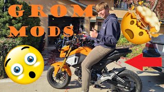 How To Install TST Industries 2020 Honda Grom Fender Eliminator LED Tail Light amp LED Flasher Relay [upl. by Lielos]