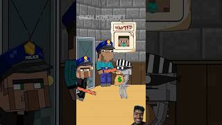 Escape From Prison Challenge Stupid Villager Wanted Baby Steve youtubeshorts shortsviral [upl. by Emawk]