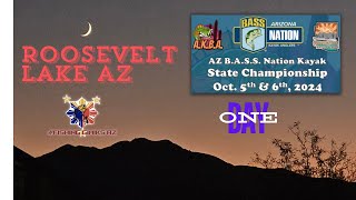 AZ BASS NATION Kayak Fishing  State Championship Day 1 kayakbassfishing bassfishing fishing [upl. by Leda]