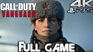 CALL OF DUTY VANGUARD Gameplay Walkthrough FULL GAME 4K 60FPS No Commentary [upl. by Engapmahc757]