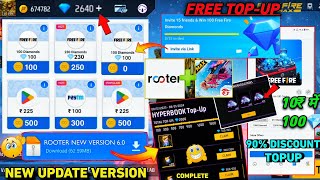 Rooter 🔥 Discount Top Up  How To Download  Use Rooter Aap New Version Diamond kaise le karen [upl. by Diba]