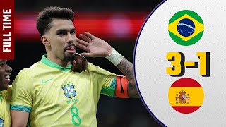 Spain vs Brazil Epic 33 Showdown  2024 HD Highlights amp Goals [upl. by Armand906]