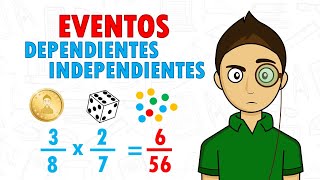 EVENTOS DEPENDIENTES E INDEPENDIENTES Super facil  Para principiantes [upl. by Yssej734]