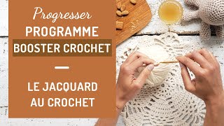 🐚 Le jacquard au crochet  Tutoriel  Crochet [upl. by Clercq]