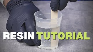 How to use Epoxy Resin For Beginners Resin Tutorial  RESIN ART [upl. by Omixam959]