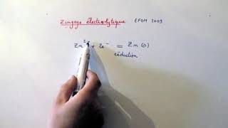 Zinguage électrolytique en chimie  PREPA KINE [upl. by Faustena]