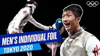 Cheung Kalong 🆚 Daniele Garozzo  Mens individual foil  Gold Medal Bout  Tokyo2020 [upl. by Oinotla642]