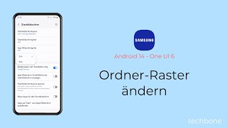 OrdnerRaster ändern  Samsung Android 14  One UI 6 [upl. by Dranek13]