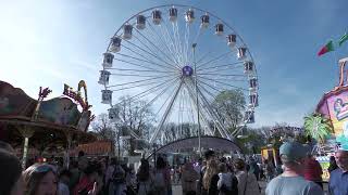 Riesenrad ScheidacherKaiser  AußenansichtOffride Landshut  Frühjahrsdult 2023 [upl. by Hillyer]