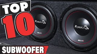 Best Subwoofer In 2024  Top 10 Subwoofers Review [upl. by Attegroeg]