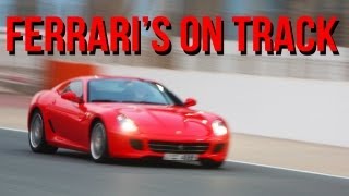 Ferraris on Track 16M 458 FF Dino 430 Scuderia F430 California amp More [upl. by Nnylrahc]