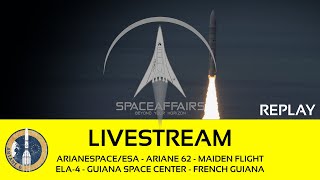 Arianespace  Ariane 62  Maiden Flight  ELA4  Guiana SC  French Guiana  July 9 2024 [upl. by Adamsen537]