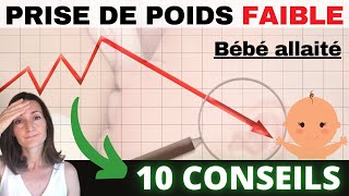 Bébé ne prend pas assez de poids  10 conseils [upl. by Yorgos]