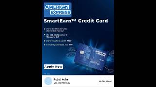 AMEX SMART EARN CREDIT CARD [upl. by Netsrik979]