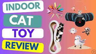 Best cat toys for indoor cats On Amazon  Top 5 Best cat toys for indoor cats Review [upl. by Maltz38]