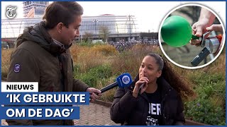 Meisje deelt lachgaservaring Ging bijna elke keer out’ [upl. by Calderon]