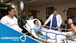 Operado con éxito Luis Montes por fractura en tibia y peroné estará de baja de 4 a 6 meses [upl. by Voss]