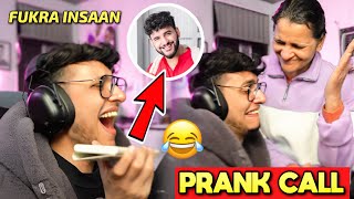 TRIGGERED INSAAN  Prank calls Fukra Insaan on stream🤣  Triggered Ipshita [upl. by Assirrak]