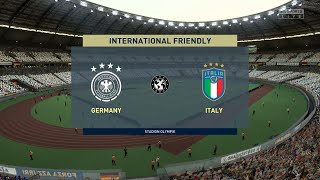 FIFA 22  Prediction UEFA Nations League  Germany vs Italy  Gameplay [upl. by Pfaff]