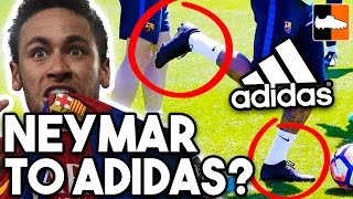 Neymar to adidas Mystery BlackOut Boots [upl. by Sulienroc]