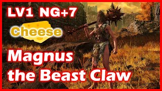 Elden Ring  Magnus the Beast Claw【Cheese】 ◤NG7 No DMG◢ [upl. by Einreb]