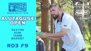 IBT 2019  Alutaguse Open  Final round  Front 9 Sexton Koni Tamm Barsby [upl. by Zebaj265]