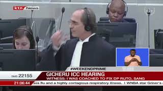 Gicheru ICC Hearing Witness say investigators never verified info [upl. by Murton]