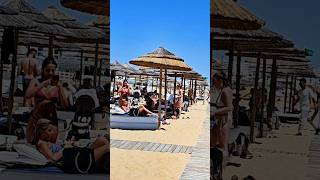 Praia Vilamoura  Algarve Portugal beach holiday beachvibes [upl. by Tebasile]