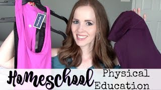 HOMESCHOOL PHYSICAL EDUCATION amp TEENAGE WORKOUT CLOTHES HAUL  WORKOUT AT HOME FOR TEENAGERS [upl. by Erdnael]